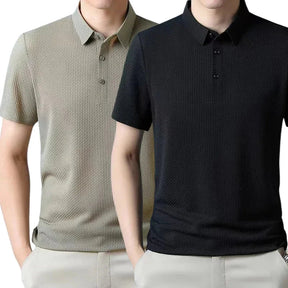 [PAGUE 1 LEVE 2] - Camisa Polo Ultra Fresh Seda Gelo + Relogio de Brinde