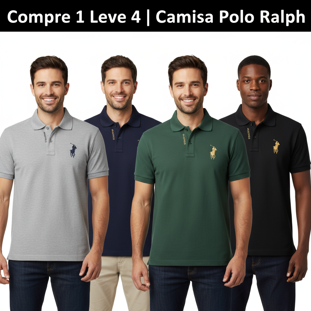 Compre 1 Leve 4 | Camisa Polo Ralph®