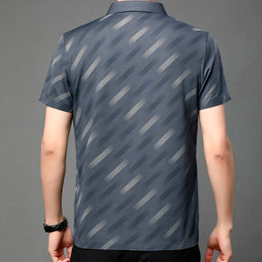 Kit 5 Camisas Masculina Ralp em Malha Seda Gelo e Poliéster