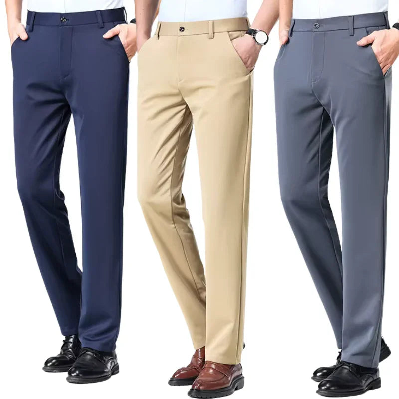 COMPRE 2  LEVE 3 |  Calça Social Clássica Alfaiataria + Cinto de Brinde