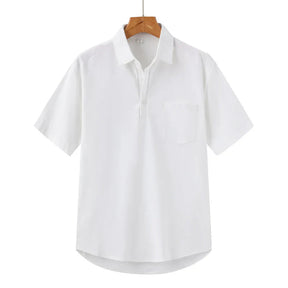 camiseta - Pólo Linho